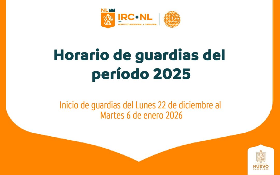 Periodo de guardias 2025