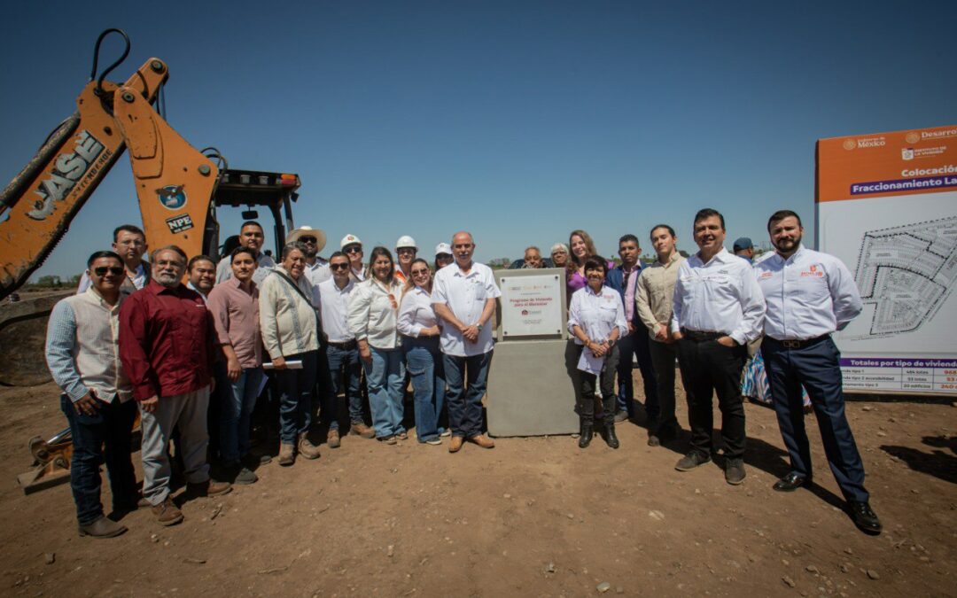 IRCNL presente en colocación de primera piedra del fraccionamiento La Parrita en Linares