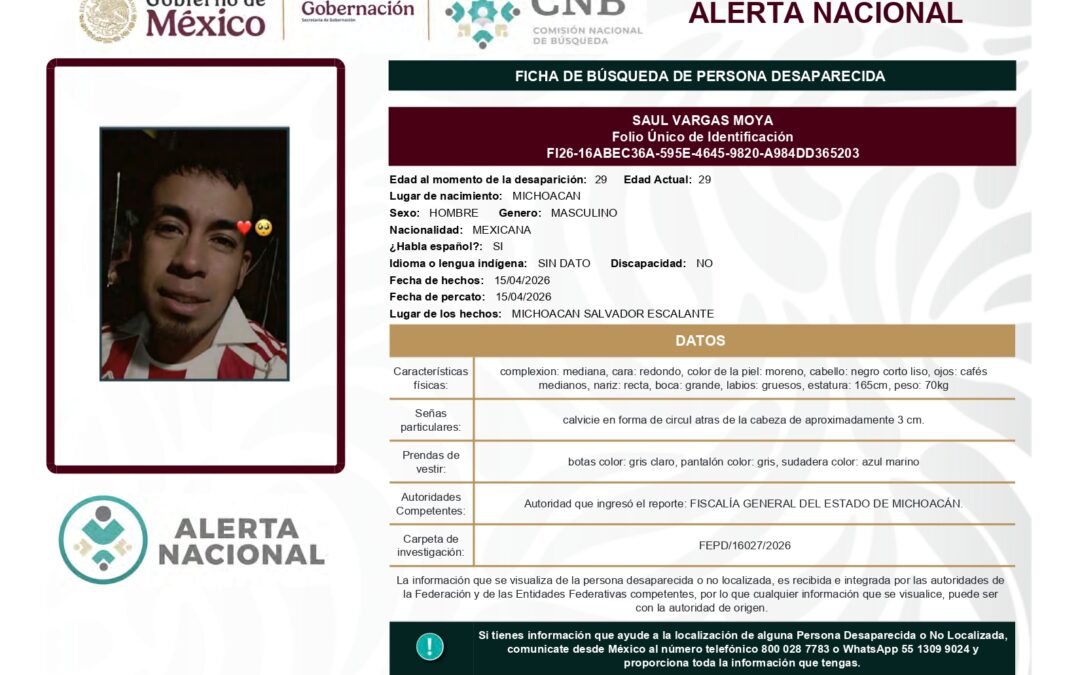 261002 SAUL VARGAS MOYA