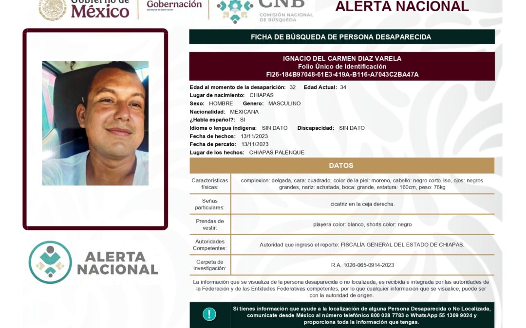 261017 IGNACIO DEL CARMEN DIAZ VARELA