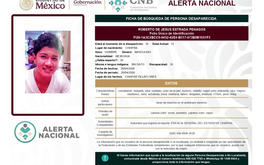 261038 ROBERTO DE JESUS ESTRADA PENAGOS