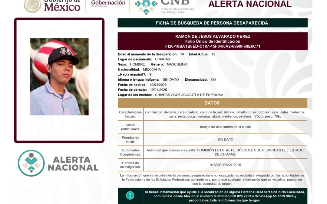 261044 RAMON DE JESUS ALVARADO PEREZ
