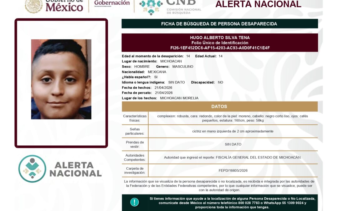 261053 HUGO ALBERTO SILVA TENA