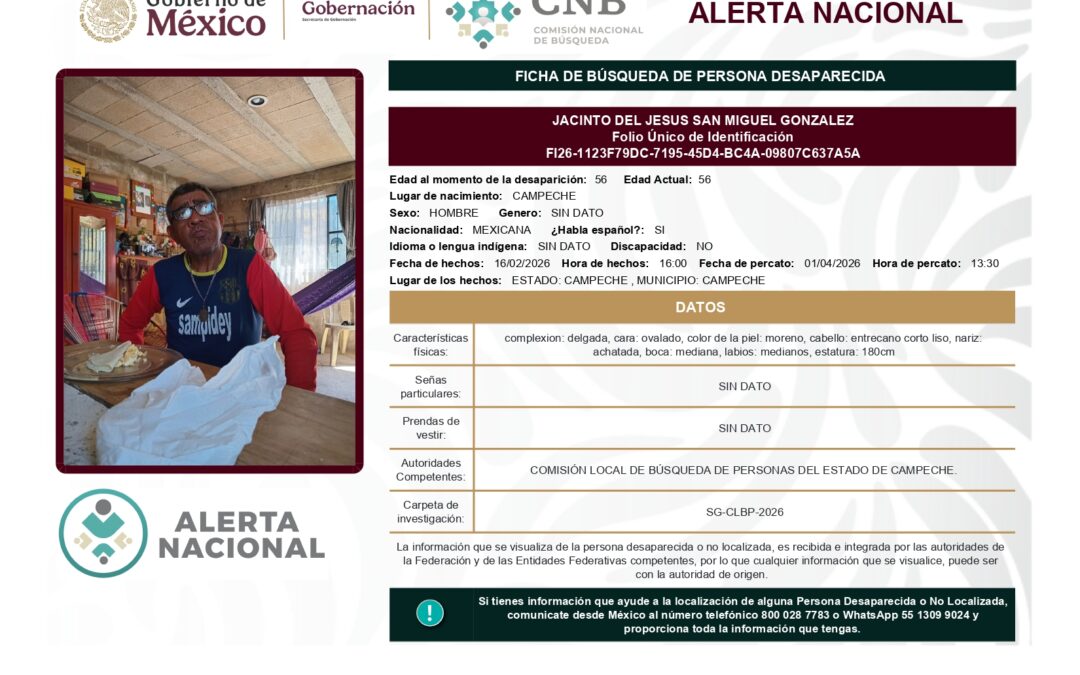 261894 JACINTO DEL JESUS SAN MIGUEL GONZALEZ