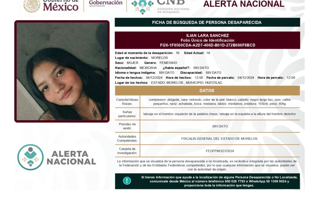 261914 ILIAN LARA SANCHEZ