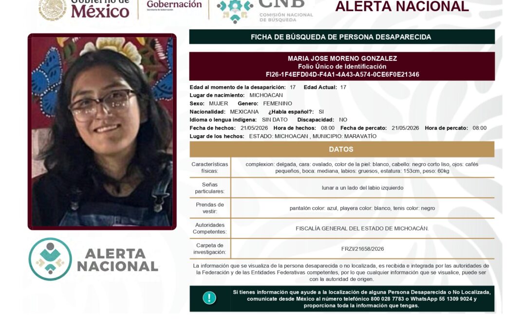 261923 MARIA JOSE MORENO GONZALEZ