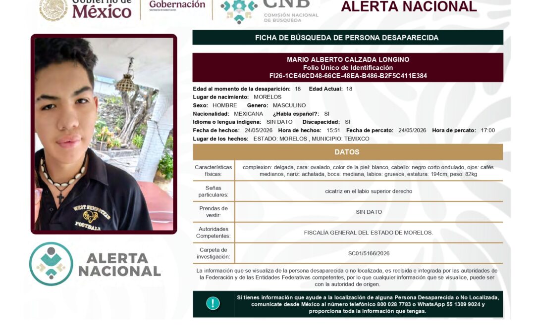 261983 MARIO ALBERTO CALZADA LONGINO