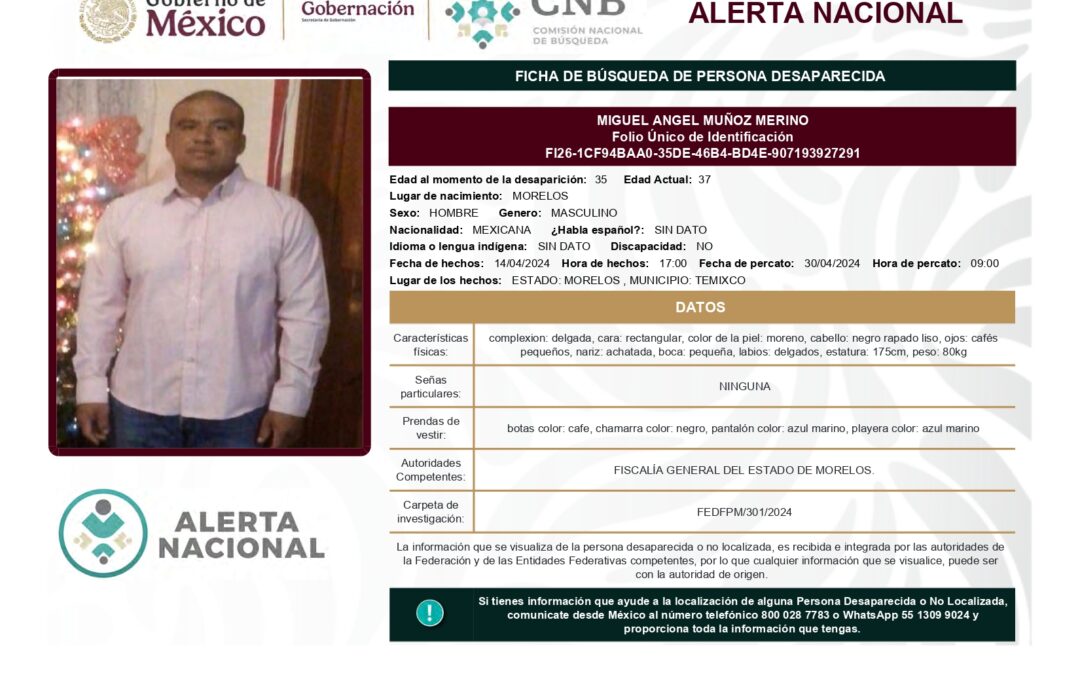 262001 MIGUEL ANGEL MUÑOZ MERINO