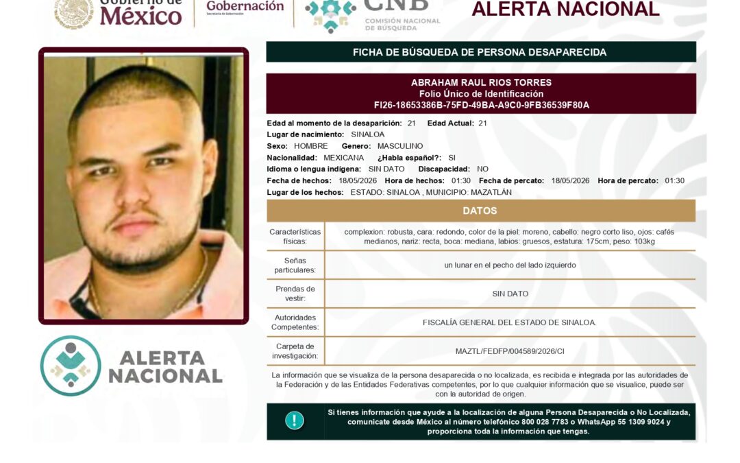 262043 ABRAHAM RAUL RIOS TORRES