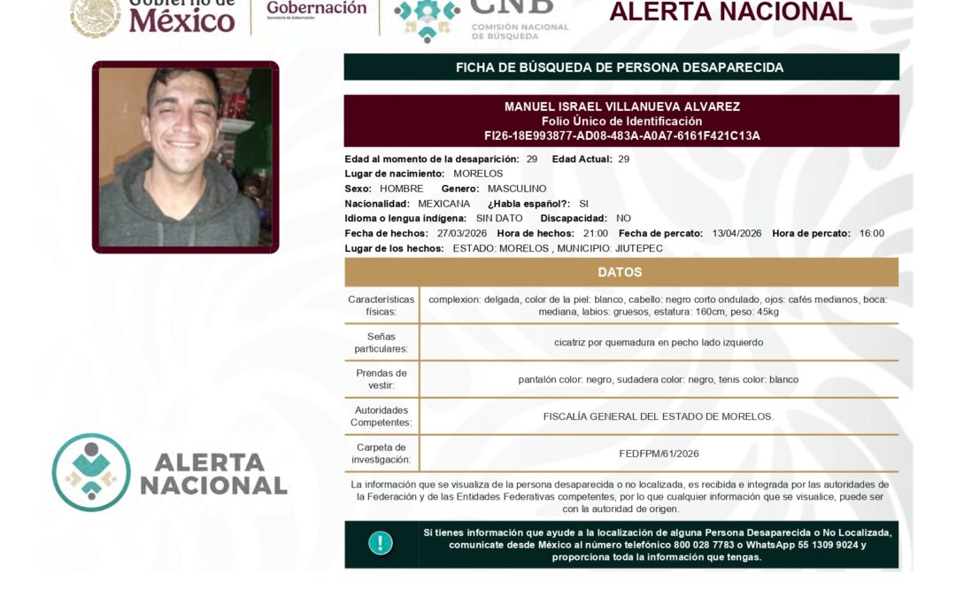 262091 MANUEL ISRAEL VILLANUEVA ALVAREZ