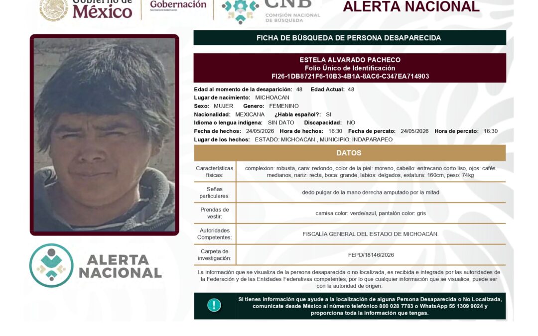 262109 ESTELA ALVARADO PACHECO