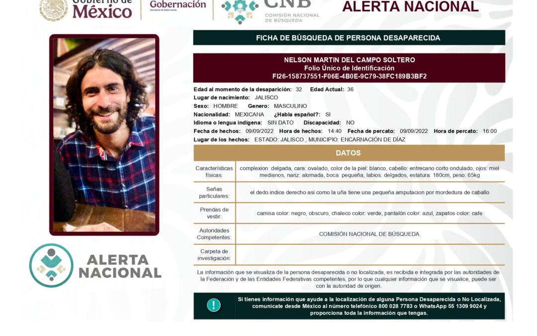 262169 NELSON MARTIN DEL CAMPO SOLTERO