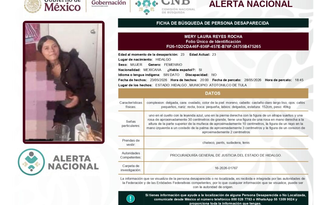 262181 MERY LAURA REYES ROCHA