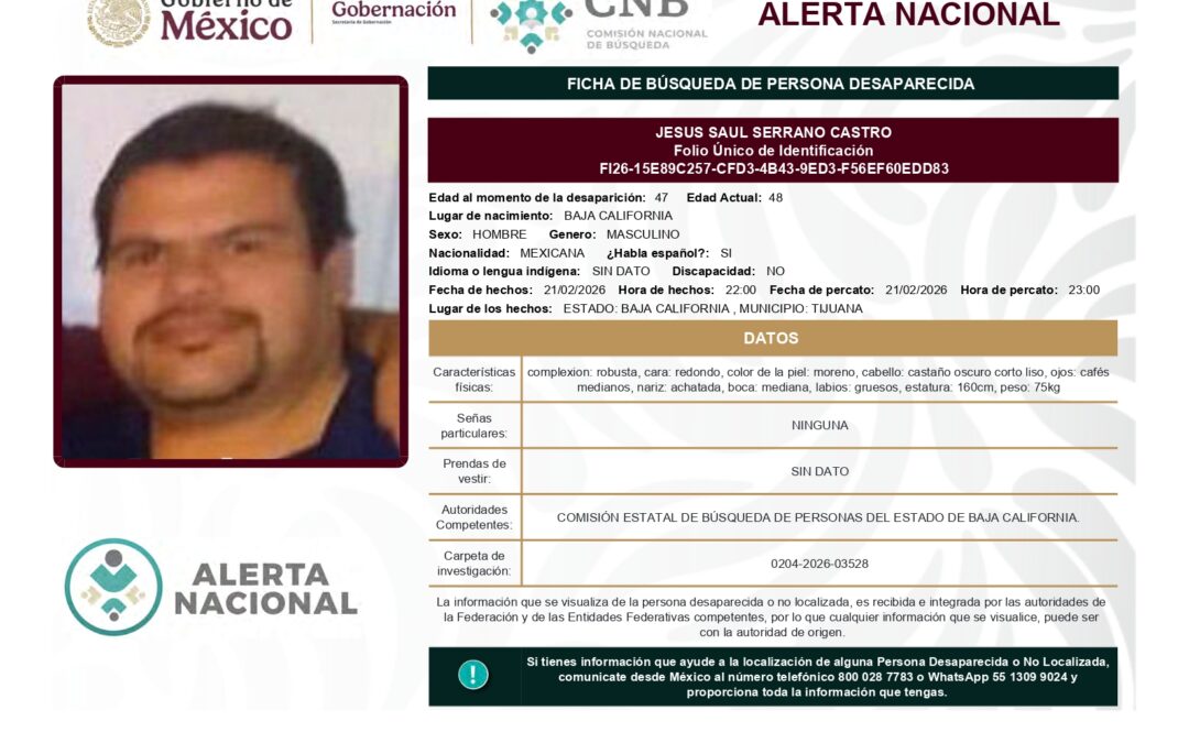262187 JESUS SAUL SERRANO CASTRO