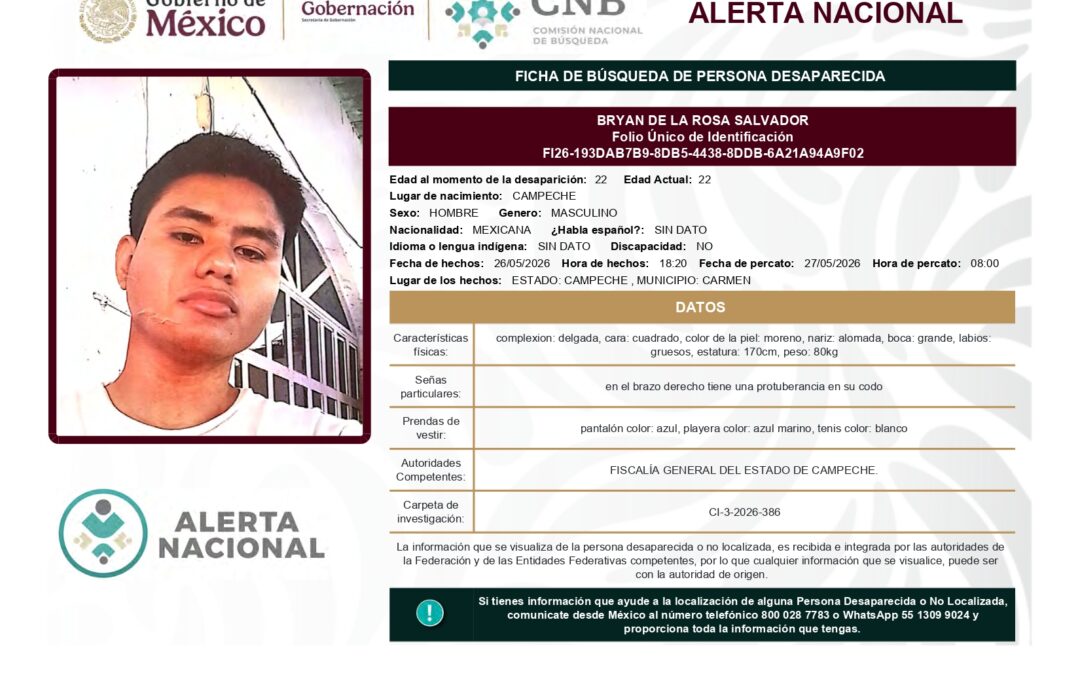 262205 BRYAN DE LA ROSA SALVADOR