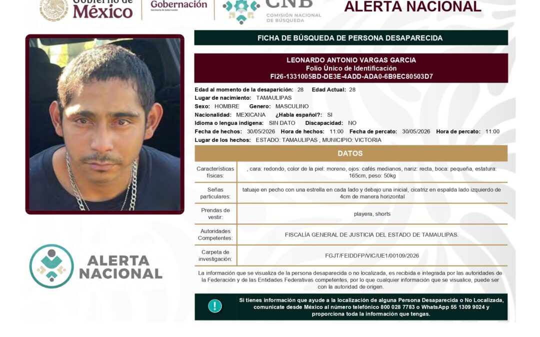 262289 LEONARDO ANTONIO VARGAS GARCIA
