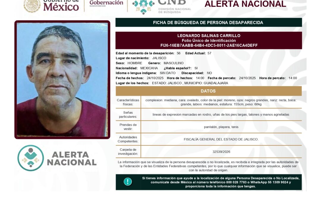 262295 LEONARDO SALINAS CARRILLO