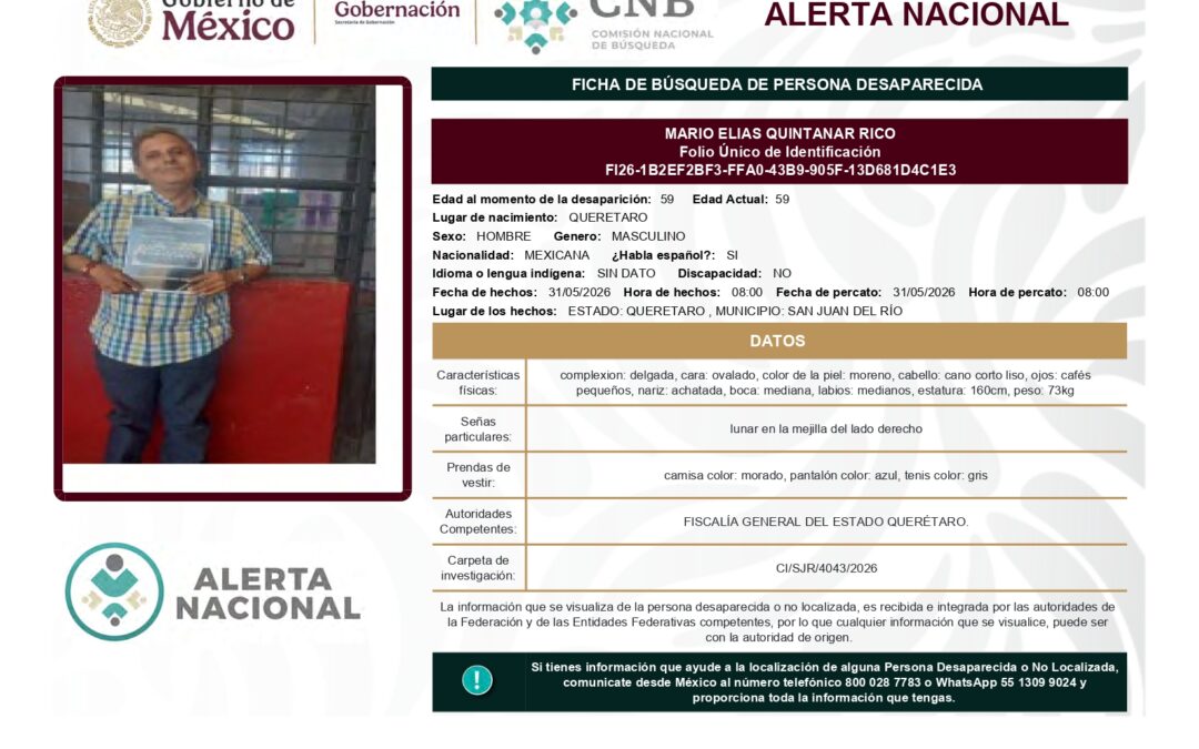 262325 MARIO ELIAS QUINTANAR RICO