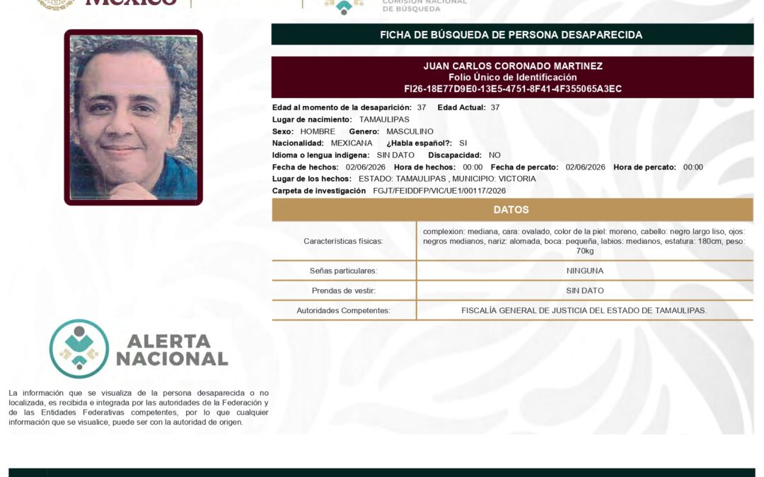 262391 JUAN CARLOS CORONADO MARTINEZ