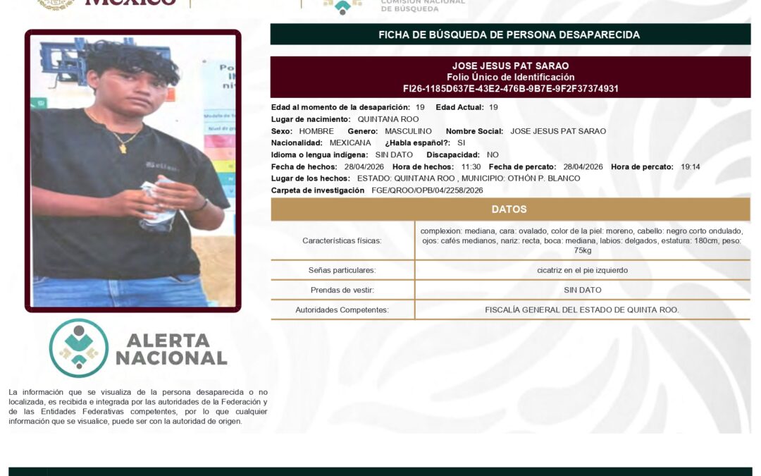 262400 JOSE JESUS PAT SARAO