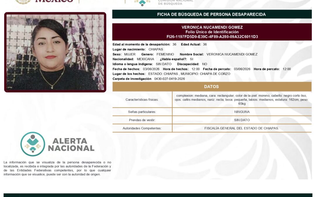 262427 VERONICA NUCAMENDI GOMEZ
