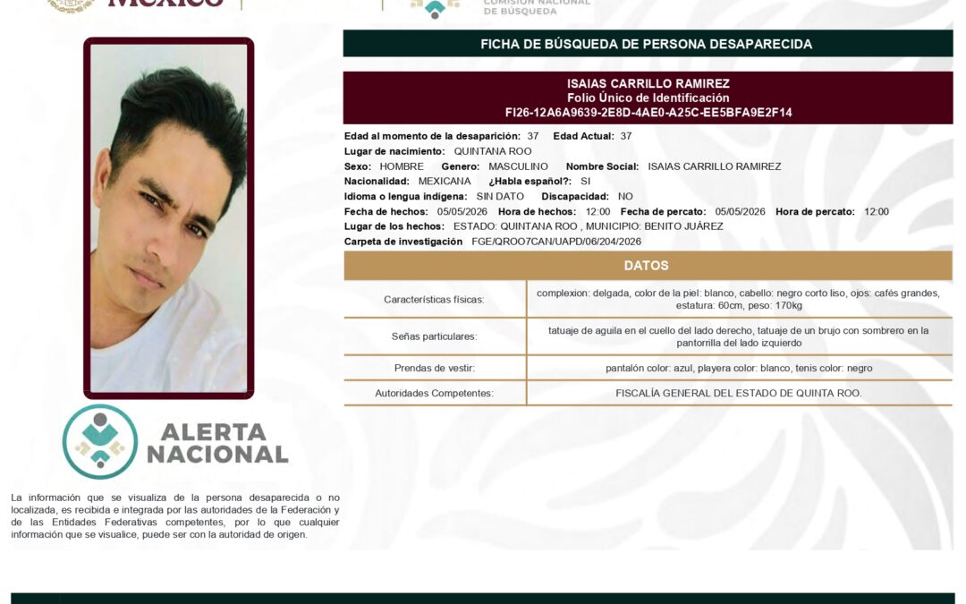 262436 ISAIAS CARRILLO RAMIREZ