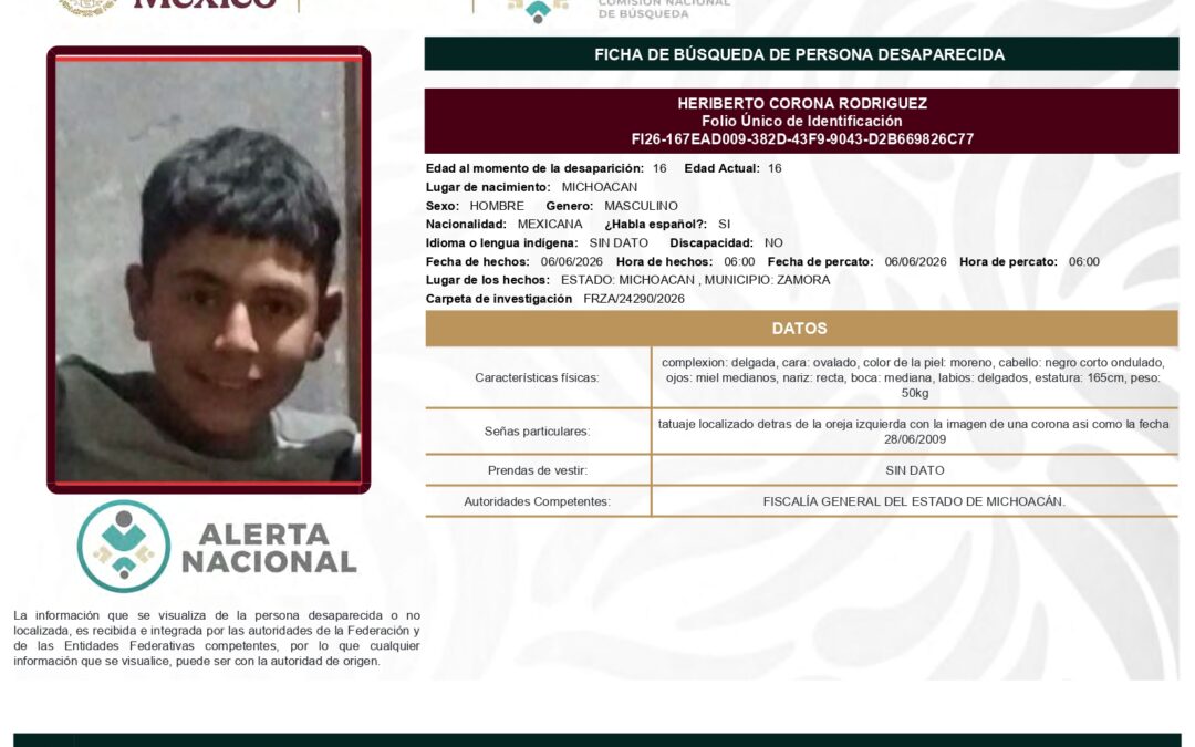 262472 HERIBERTO CORONA RODRIGUEZ