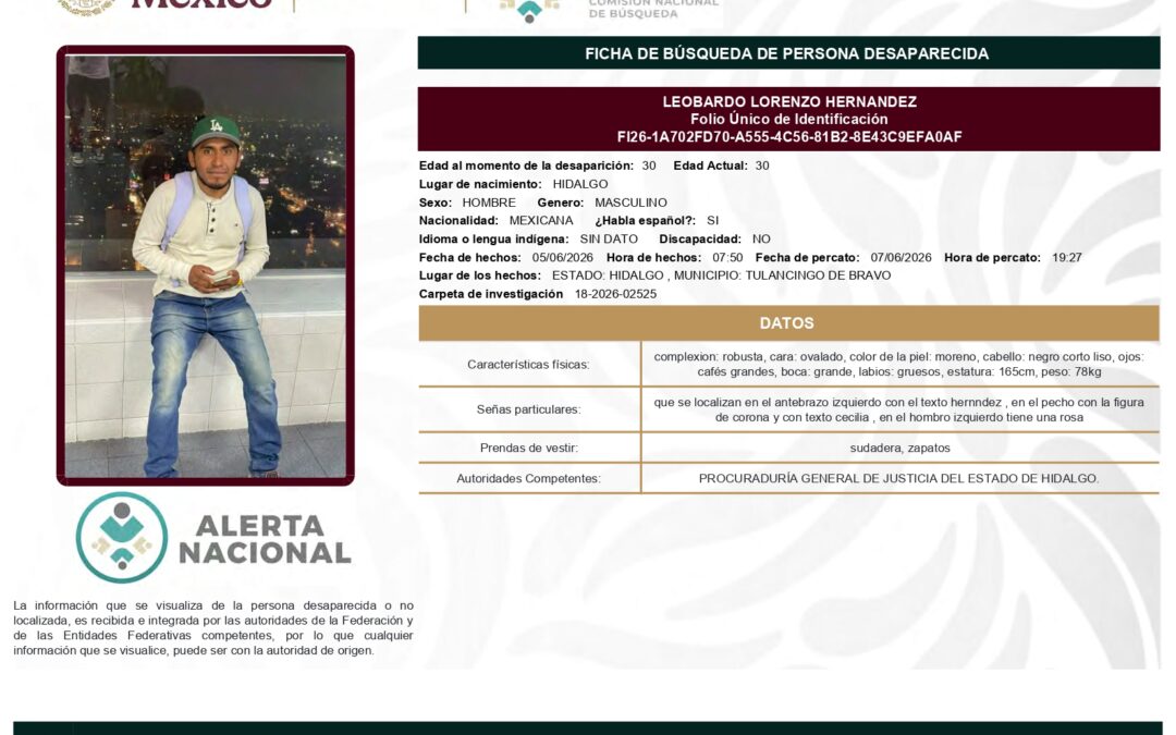 262526 LEOBARDO LORENZO HERNANDEZ