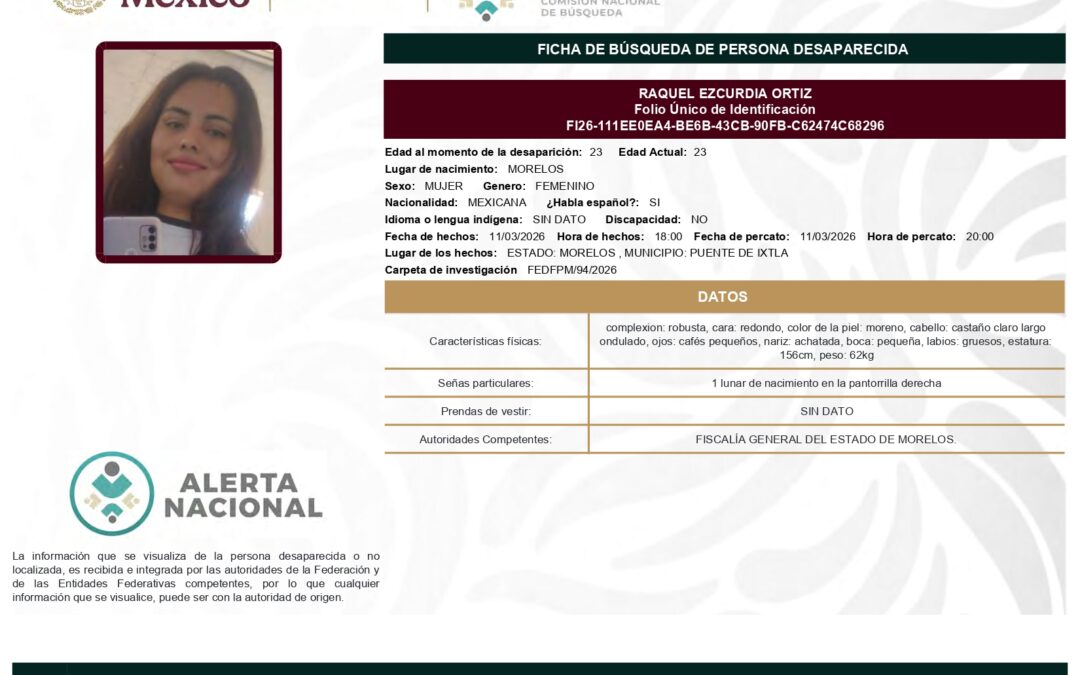 262532 RAQUEL EZCURDIA ORTIZ