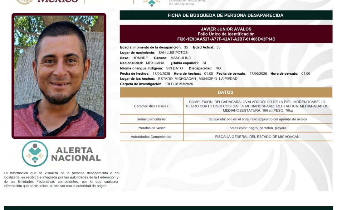 263099 JAVIER JUNIOR AVALOS