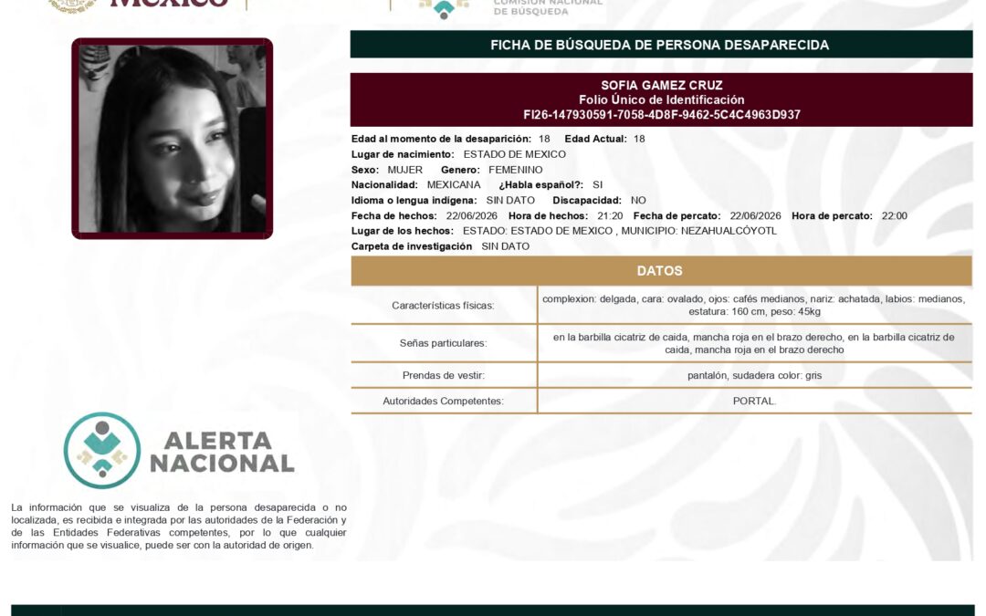 263161 SOFIA GAMEZ CRUZ