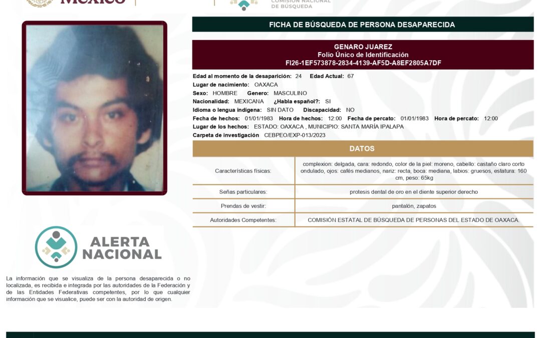 263197 GENARO JUAREZ