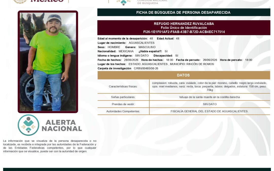 263566 REFUGIO HERNANDEZ RUVALCABA