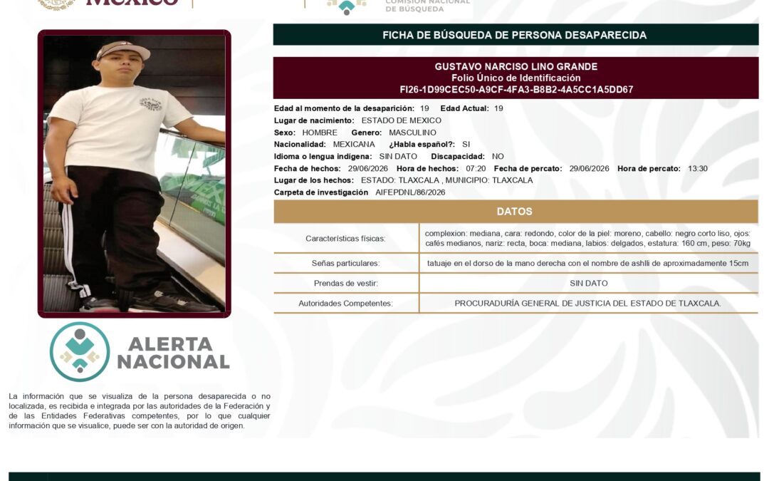 263581 GUSTAVO NARCISO LINO GRANDE