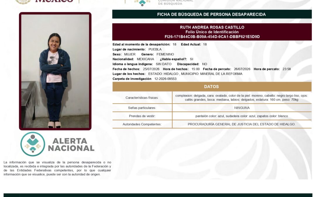 264336 RUTH ANDREA ROSAS CASTILLO