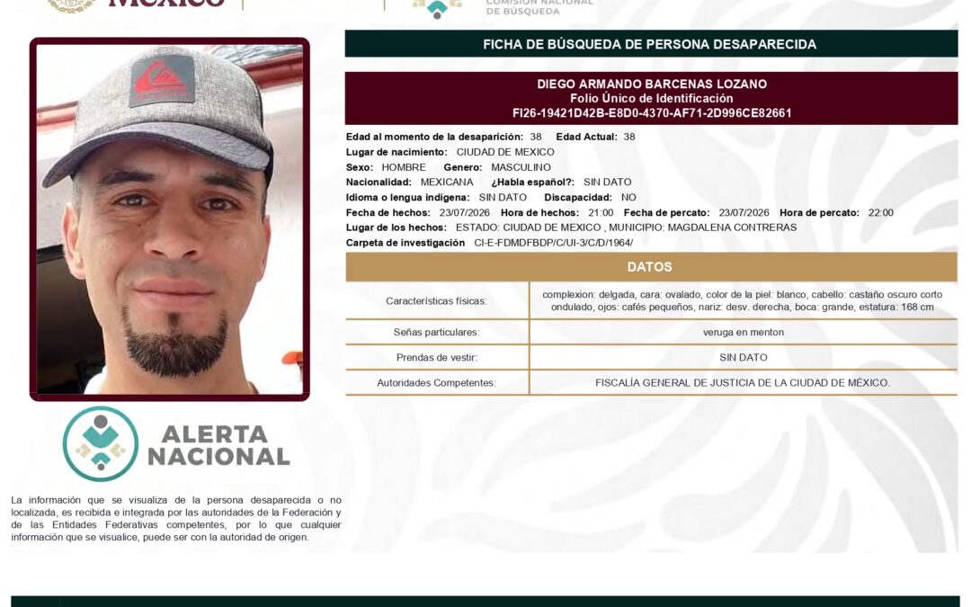 264340 DIEGO ARMANDO BARCENAS LOZANO