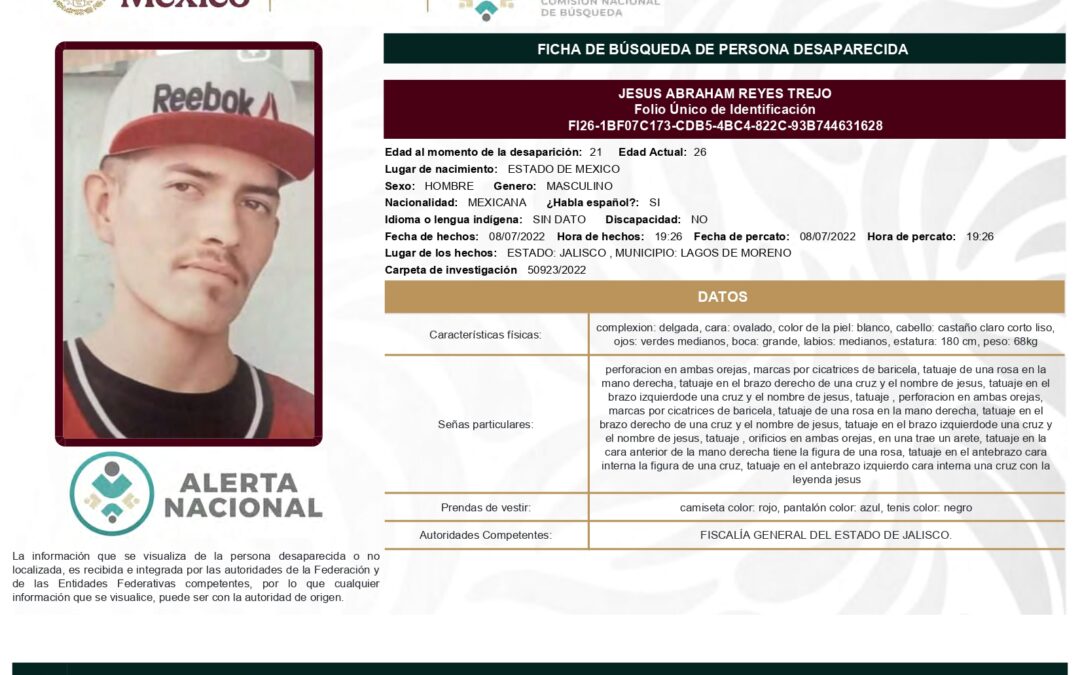 264374 JESUS ABRAHAM REYES TREJO