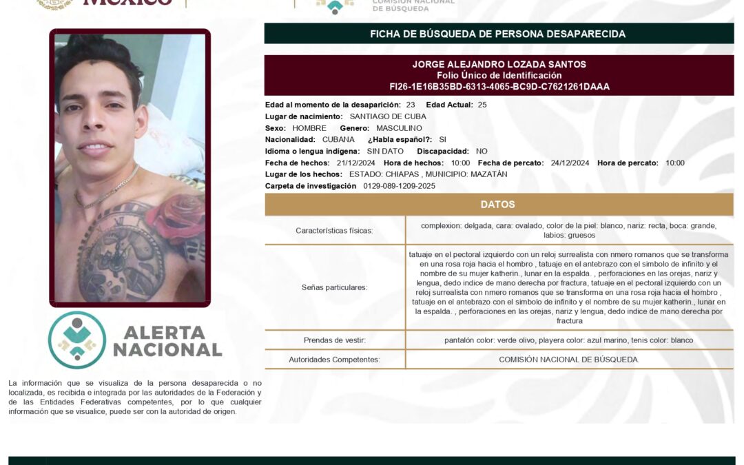 264380 JORGE ALEJANDRO LOZADA SANTOS