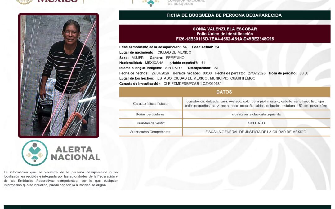 264384 SONIA VALENZUELA ESCOBAR