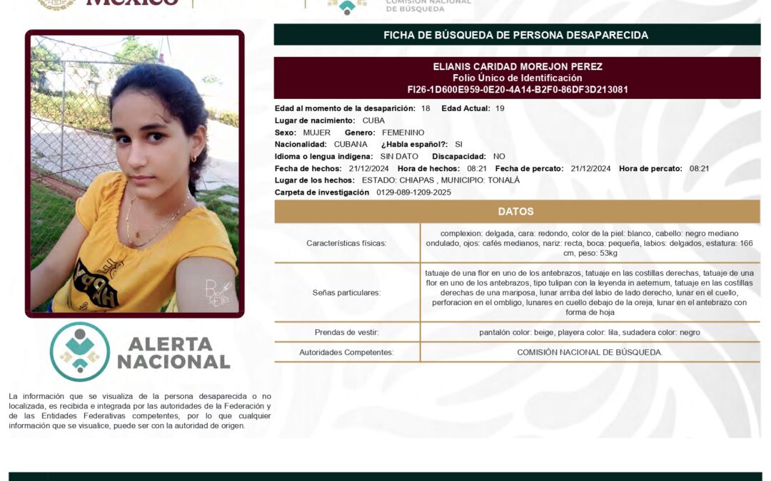 264386 ELIANIS CARIDAD MOREJON PEREZ