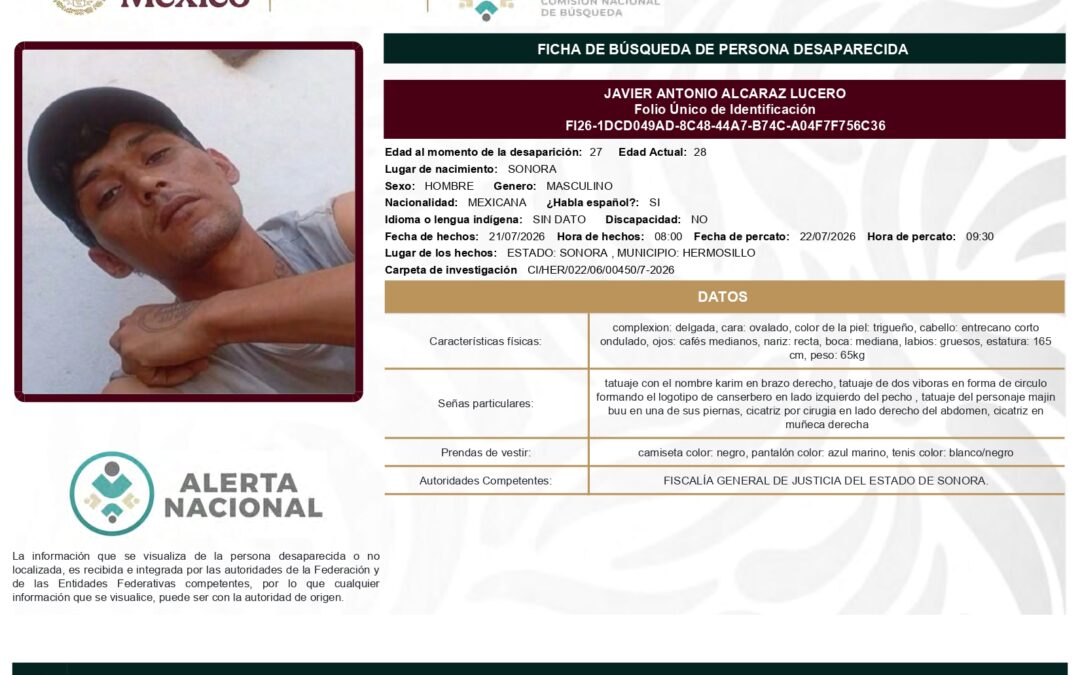 264410 JAVIER ANTONIO ALCARAZ LUCERO