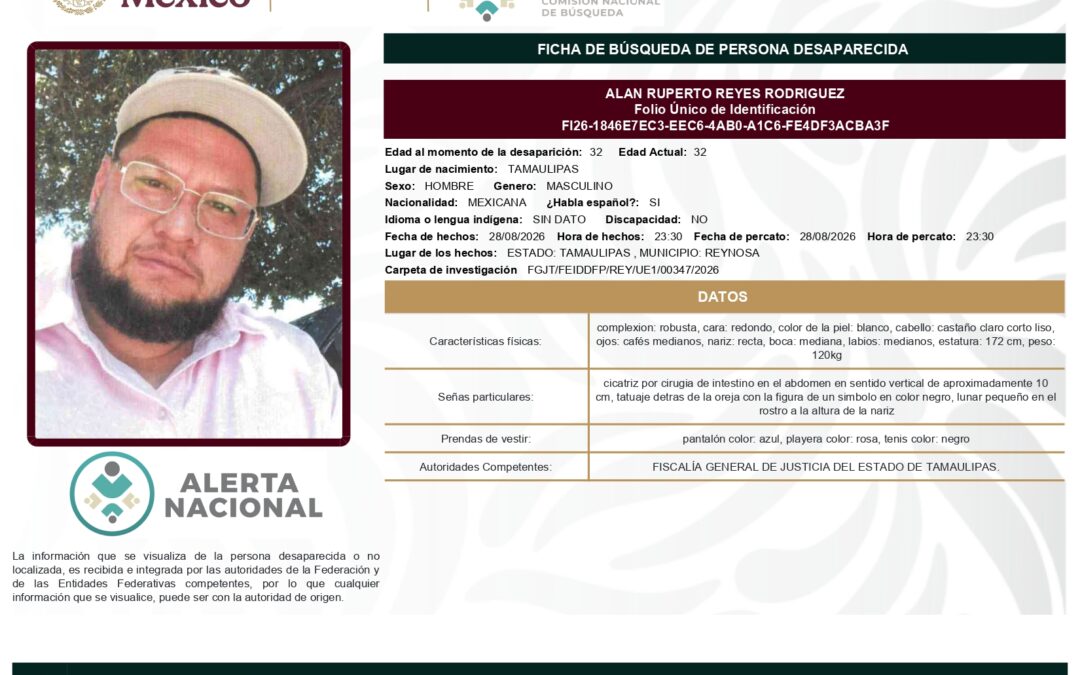 266499 ALAN RUPERTO REYES RODRIGUEZ